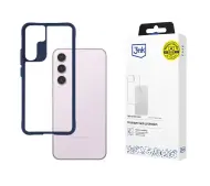 3mk Satin Armor Case+ do Samsung Galaxy S24 Przezroczysty-niebieski