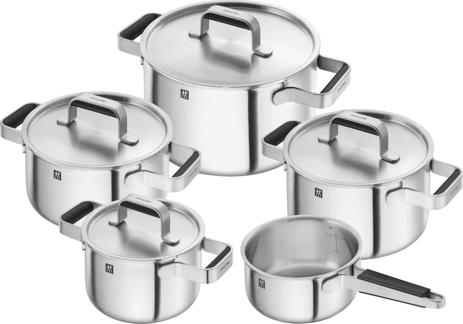 Zwilling Pure 1028783 Indukcja Stal nierdzewna 9 elementów