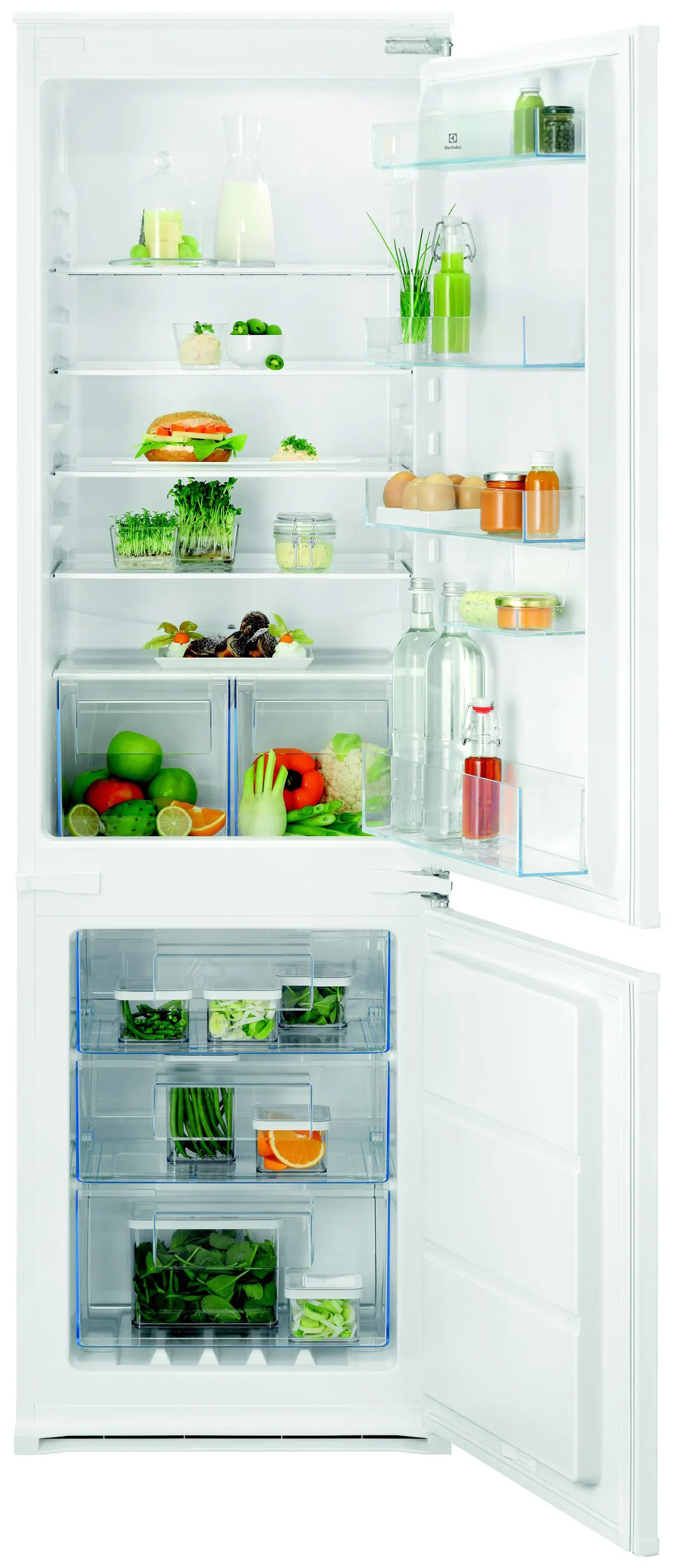 Electrolux 600 ENT6NE18S Zamrażarka No Frost 177,2cm Szuflada z kontrolą wilgotności