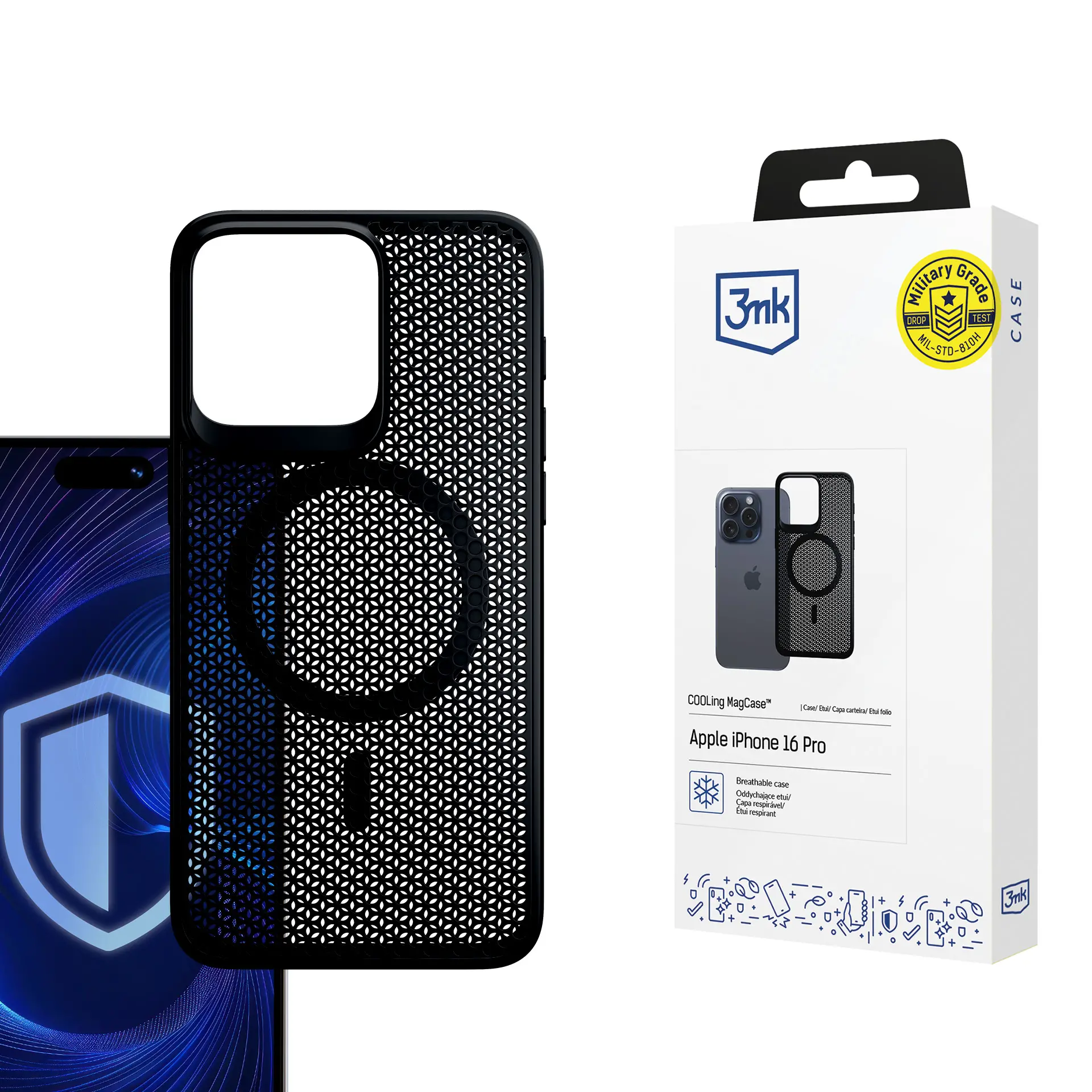 3mk COOLing MagCase iPhone 16 Pro Max Czarny