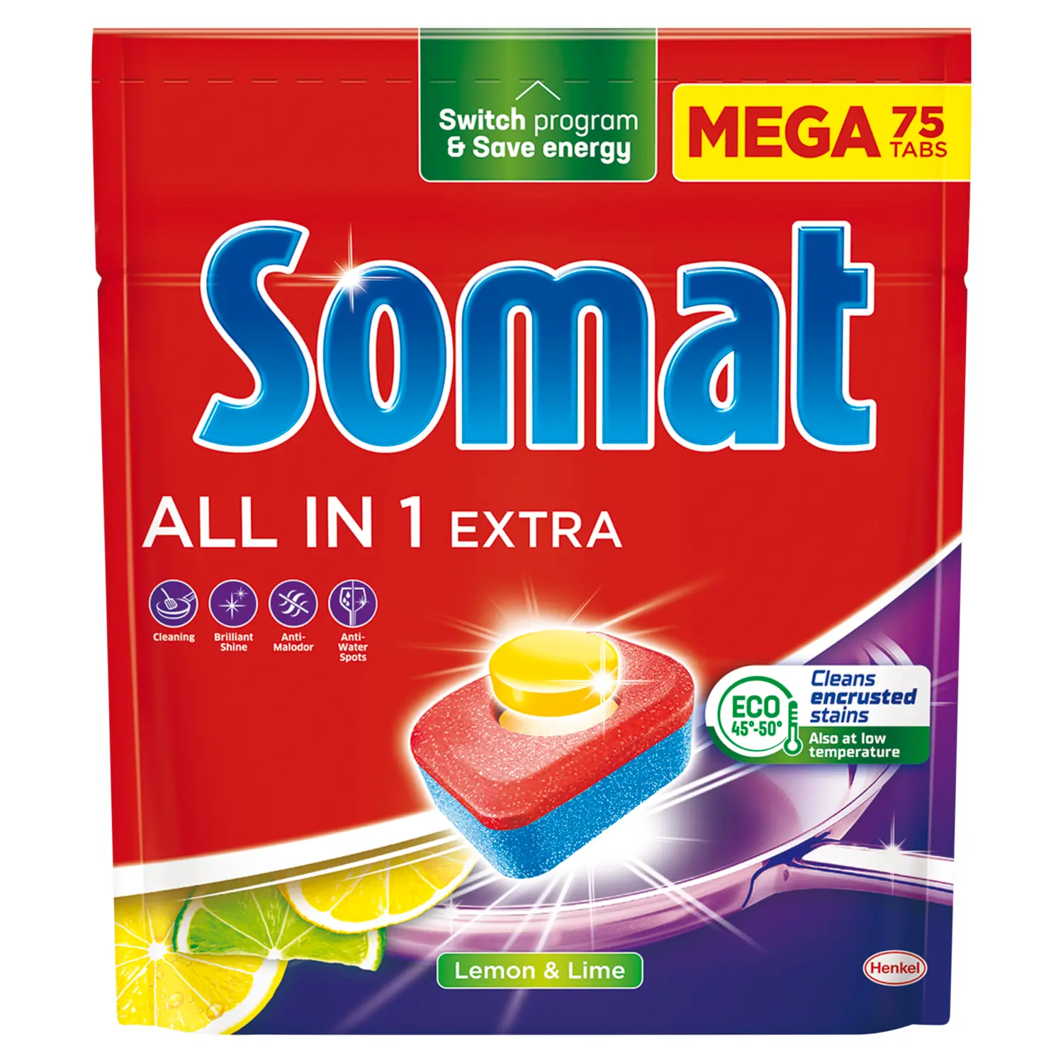 Somat All in 1 Extra Lemon 75szt.