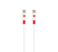 Skross USB-C do USB-C 100W 2m Biały