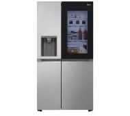 LG SBS InstaView GSGV80PYLL Funkcje AI Pełny No Frost 179cm Dystrybutor wody Komora świeżości Zdalne sterowanie Srebrny