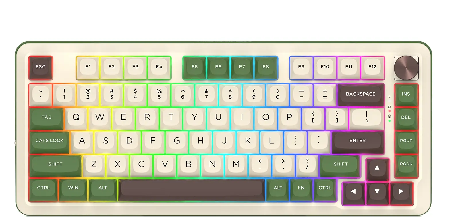 Redragon K681CGC-RGB-PRO Cyrus Dragon Growl Biało-zielony
