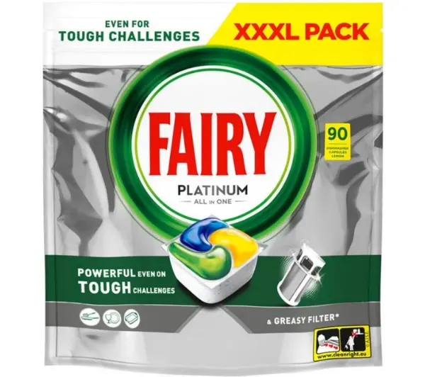 Fairy Platinum All In One Lemon 90szt.