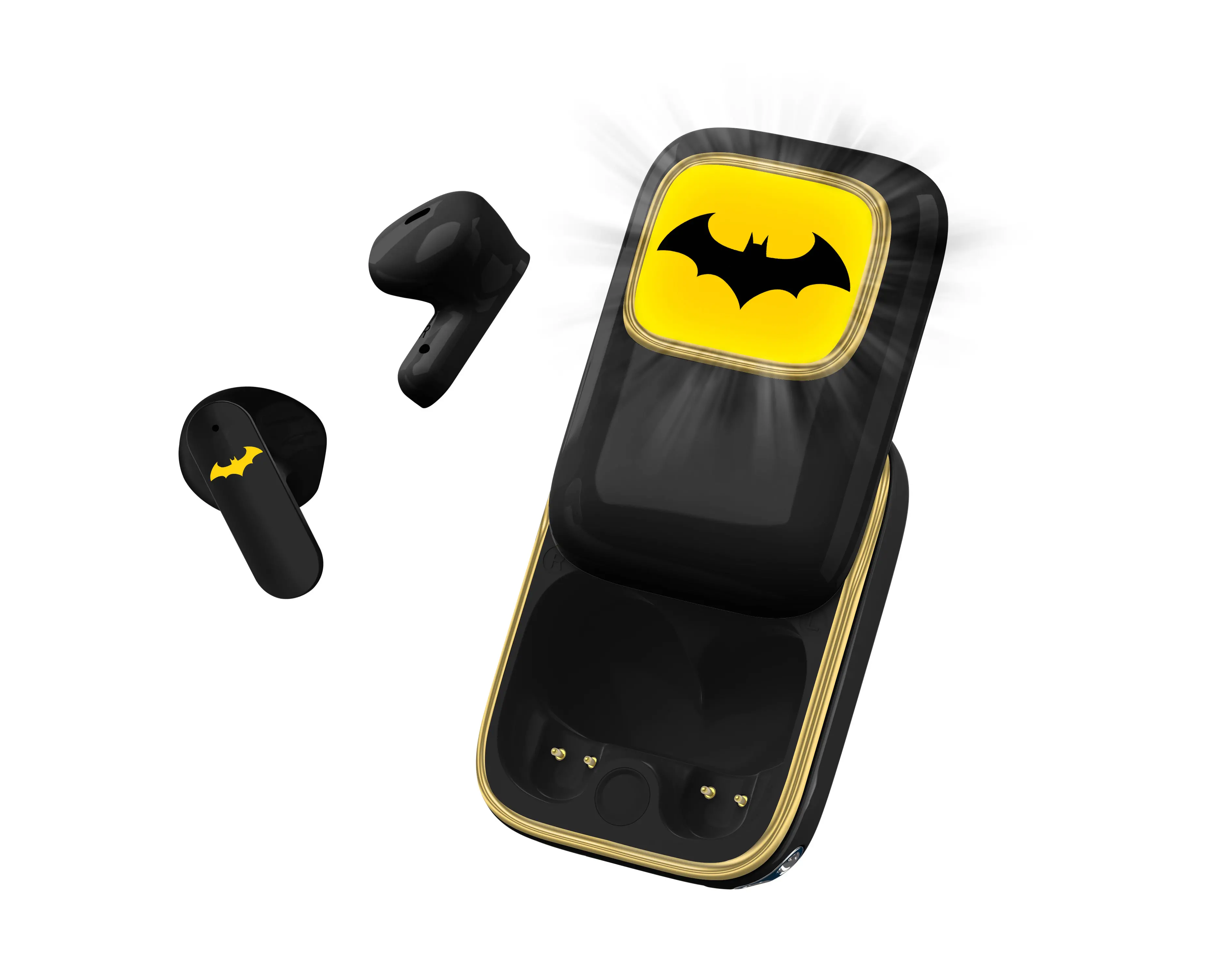 OTL Technologies Batman Dark Knight Slide TWS Dla Dzieci Douszne Czarny