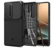 Spigen Optik Armor do Galaxy S25 Ultra Czarny