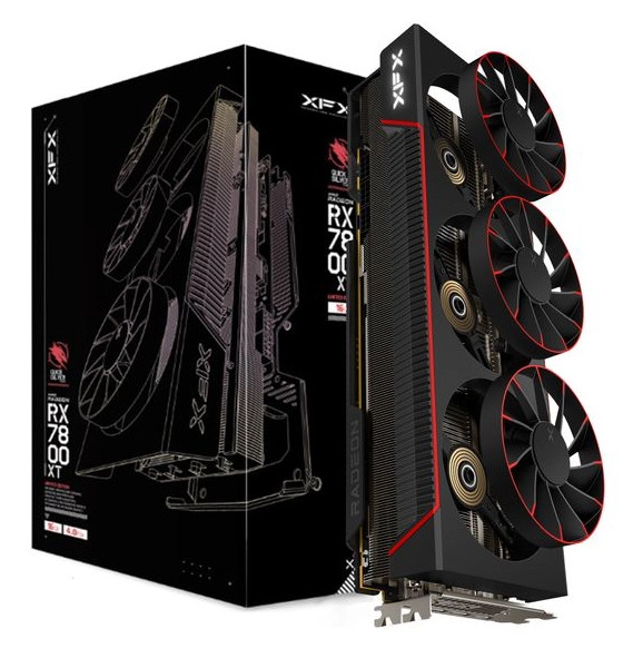 XFX Quicksilver Radeon RX 7800 XT Magnetic Air Gaming 16GB GDDR6 256bit FSR