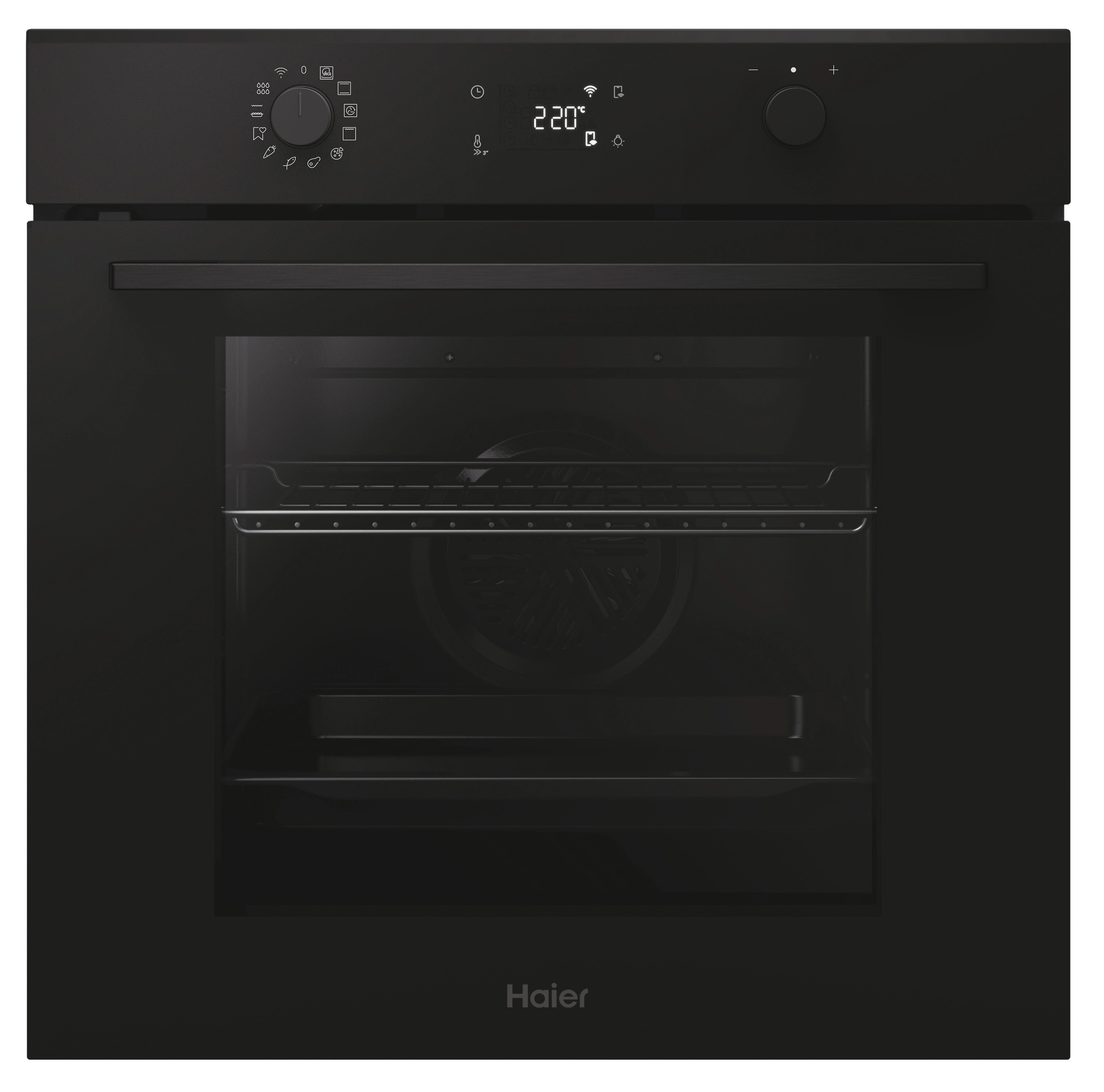 Haier ID Seria 2 H6 ID2P3B3EHTB Termoobieg Zdalne sterowanie Czarne szkło