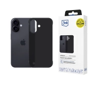 3mk Just20g Clear Case do iPhone 16 Czarny