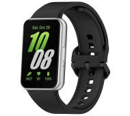 Bizon Strap Watch Silicone do Galaxy Fit 3 Czarny