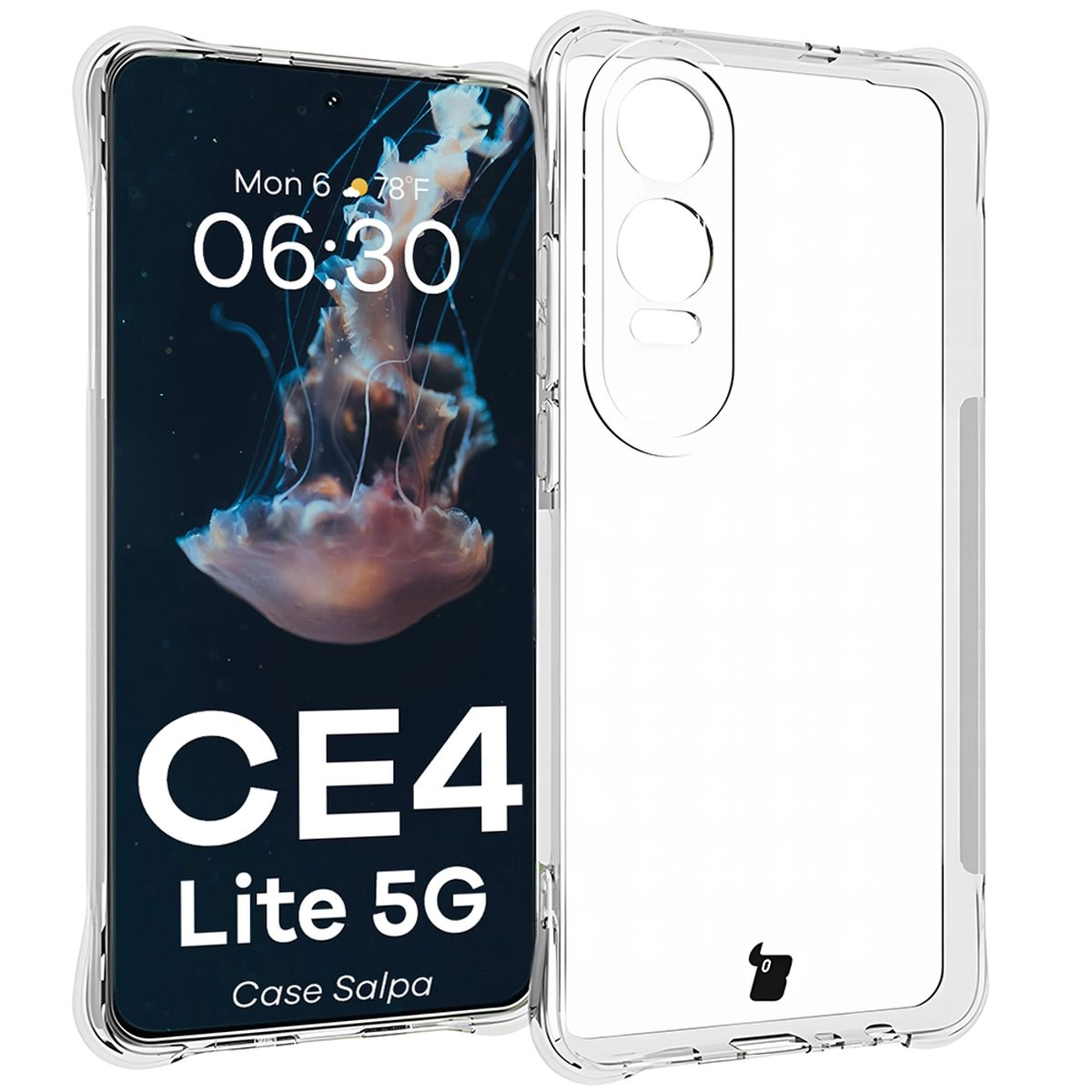 Bizon Elastyczne Salpa do OnePlus Nord CE4 Lite 5G Przezroczysty