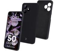 Bizon Silikonowe Soft do Realme Note 50/Realme C53/C51 Czarny