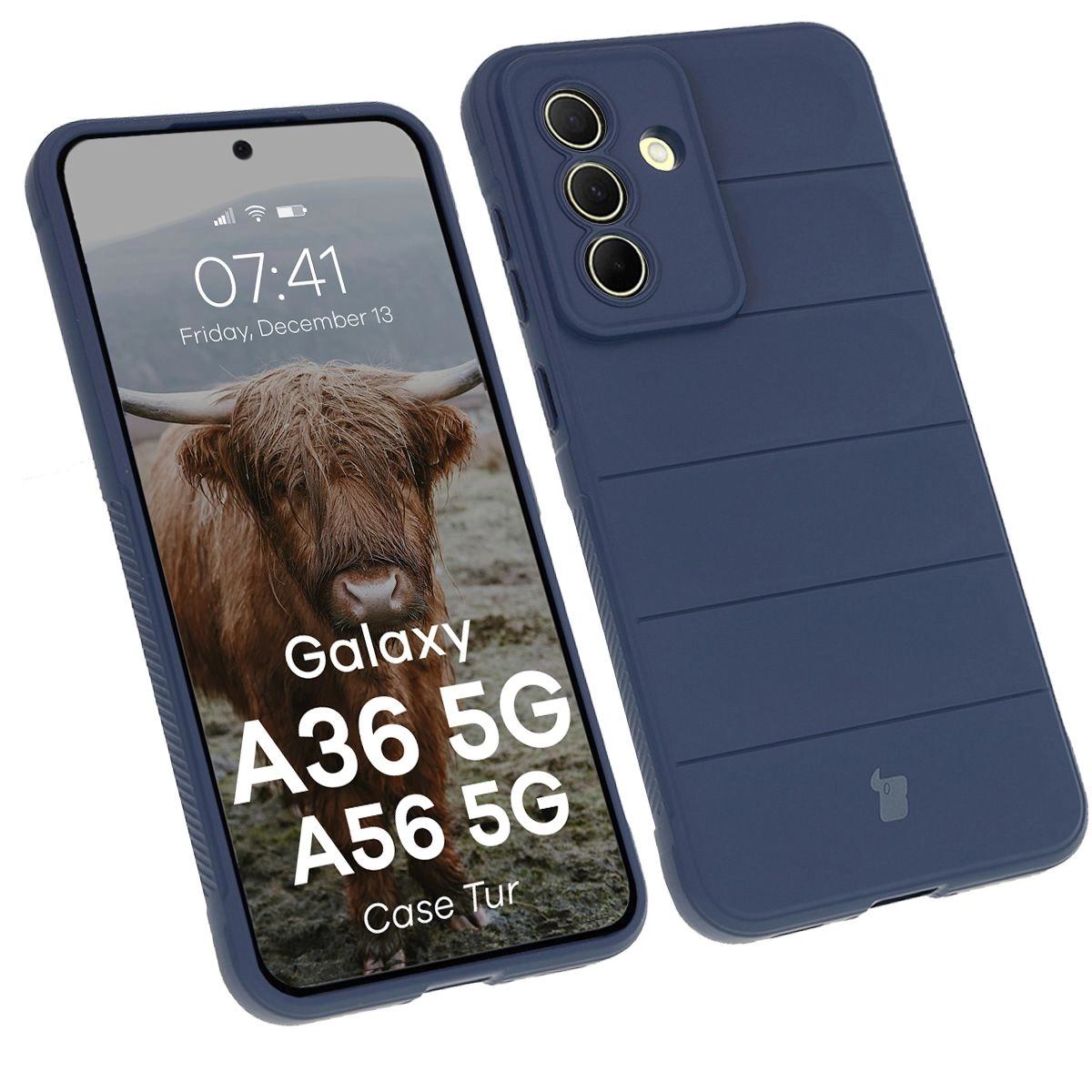Bizon Tur do Galaxy A36 5G / Galaxy A56 5G Granatowy