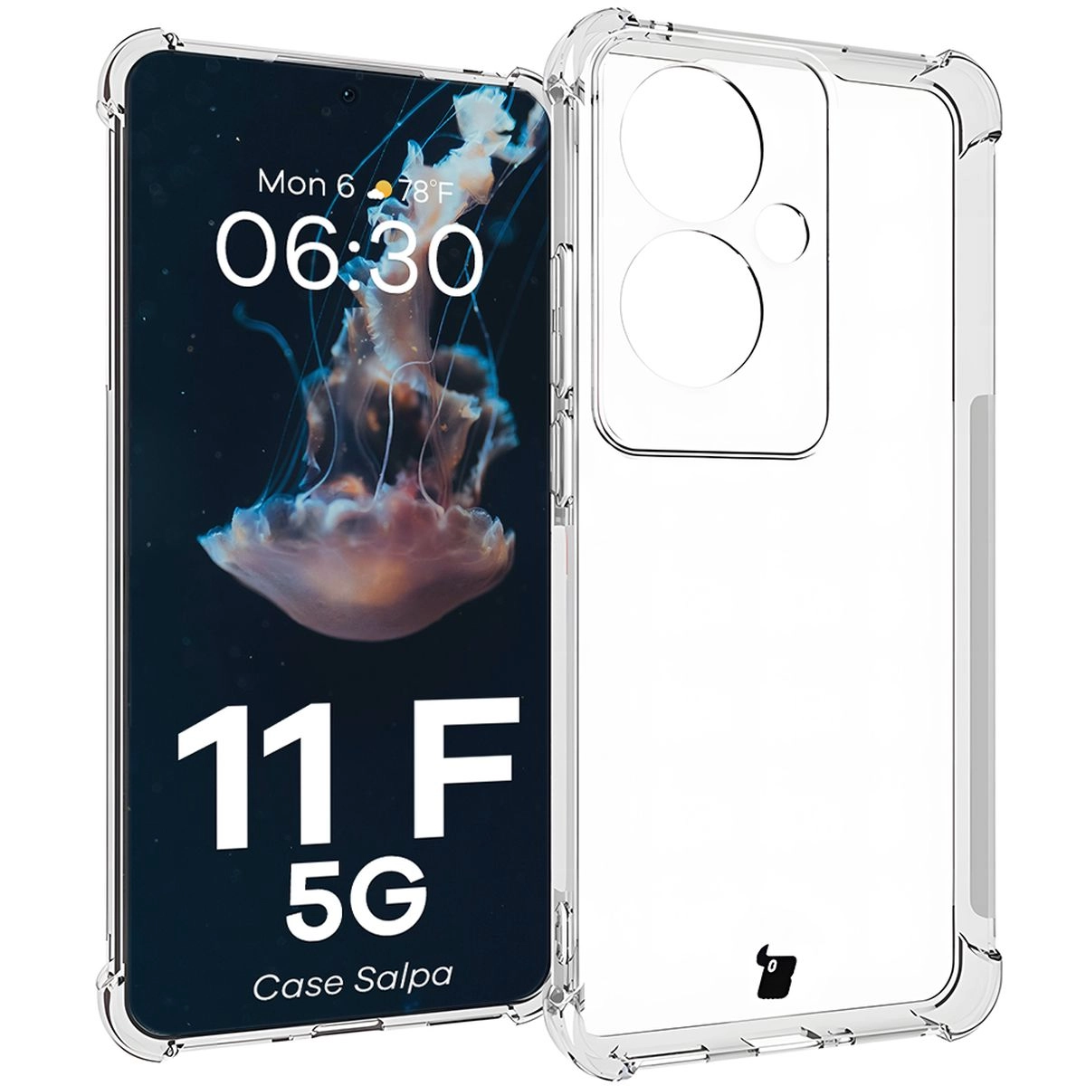 Bizon Elastyczne Salpa do Oppo Reno11 F 5G Przezroczysty