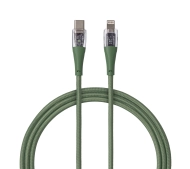 QUALO USB-C do Lightning 1,5m 2,4A Zielony