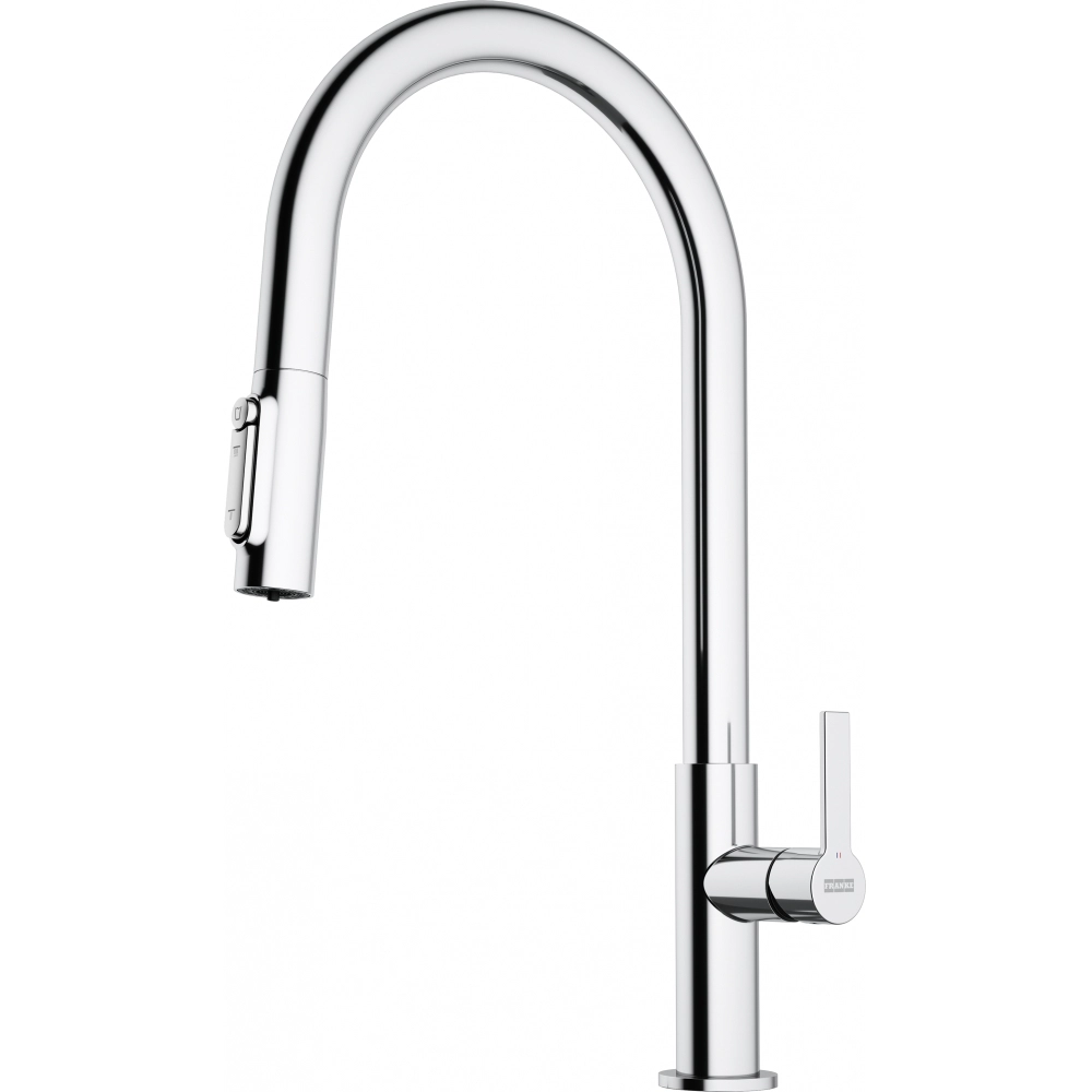 Franke Maris Slim Clear Water Pull-out J Chrom Mosiądz
