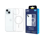 3mk EverClear MagCase do iPhone 15 Przezroczysty