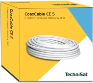 TechniSat 0005/7831 CoaxCable CE 5m Biały