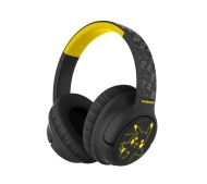 OTL Technologies Pokemon Pikachu Wireless LED Dla Dzieci Nauszne Żółto-czarny