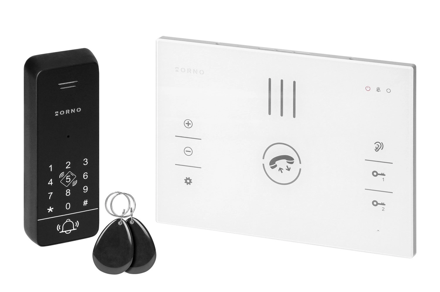 Orno SANDI OR-DOM-BA-933/W bezsłuchawkowy  2-żyłowy Biały