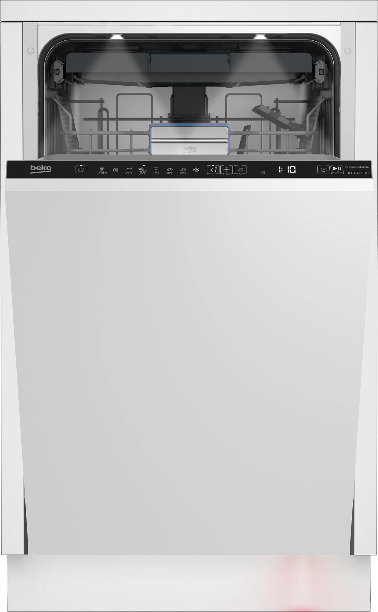 Beko bPro500 BDIS38050Q 44,8cm Automatyczne otwieranie drzwi Szuflada na sztućce