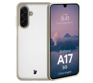 Bizon Angelo do Samsung Galaxy A17 5G Półprzezroczyste z beżową ramką