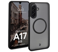 Bizon MatteO z MagSafe do MatteO Samsung Galaxy A17 5G Półprzezroczyste z czarną ramką