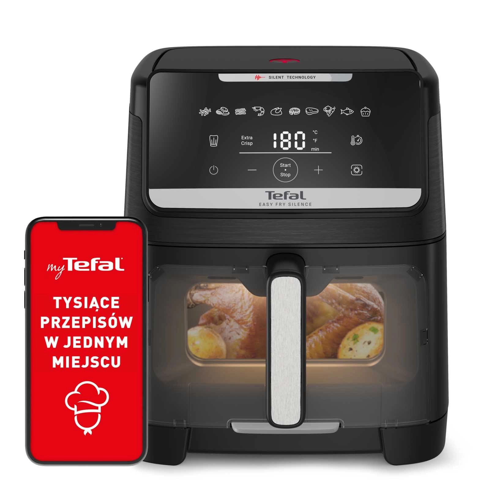 Tefal Easy Fry Silence XXL EY8468 1800W 7l