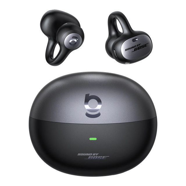 Baseus Inspire XC1 Sound by Bose ANC Konstrukcja klipsa Przewodnictwo powietrzne Bluetooth 6.1 Funkcje AI Czarny