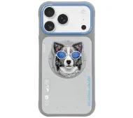 Nimmy Glasses Cool Dog MagSafe do iPhone 17 Pro Szary