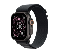 Apple Watch Ultra 3 GPS + Cellular koperta z tytanu Czarna 49mm Opaska Alpine Czarna Rozmiar L