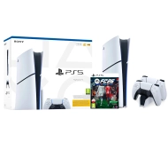Sony PlayStation 5 Slim E Chassis (PS5) 1TB z napędem + Dodatkowy Pad + Stacja Ładowania DualSense + EA SPORTS FC 26