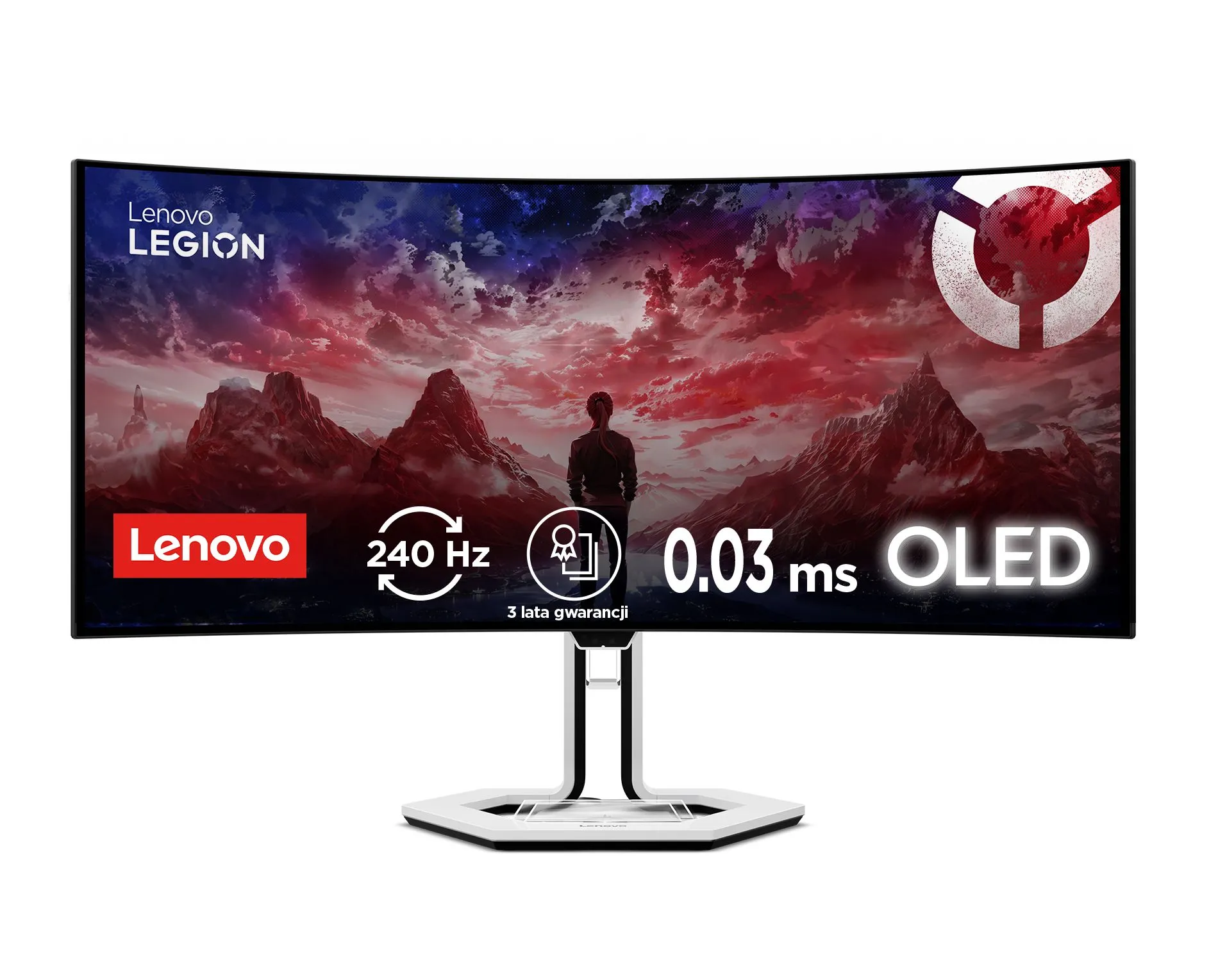 Lenovo Legion PRO 34WD-10 3K OLED 240Hz 0,03ms Zakrzywiony Gamingowy