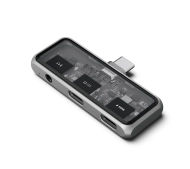 Satechi ST-HXRAJM USB-C PD  USB-C 3.5mm audio I/O Szary