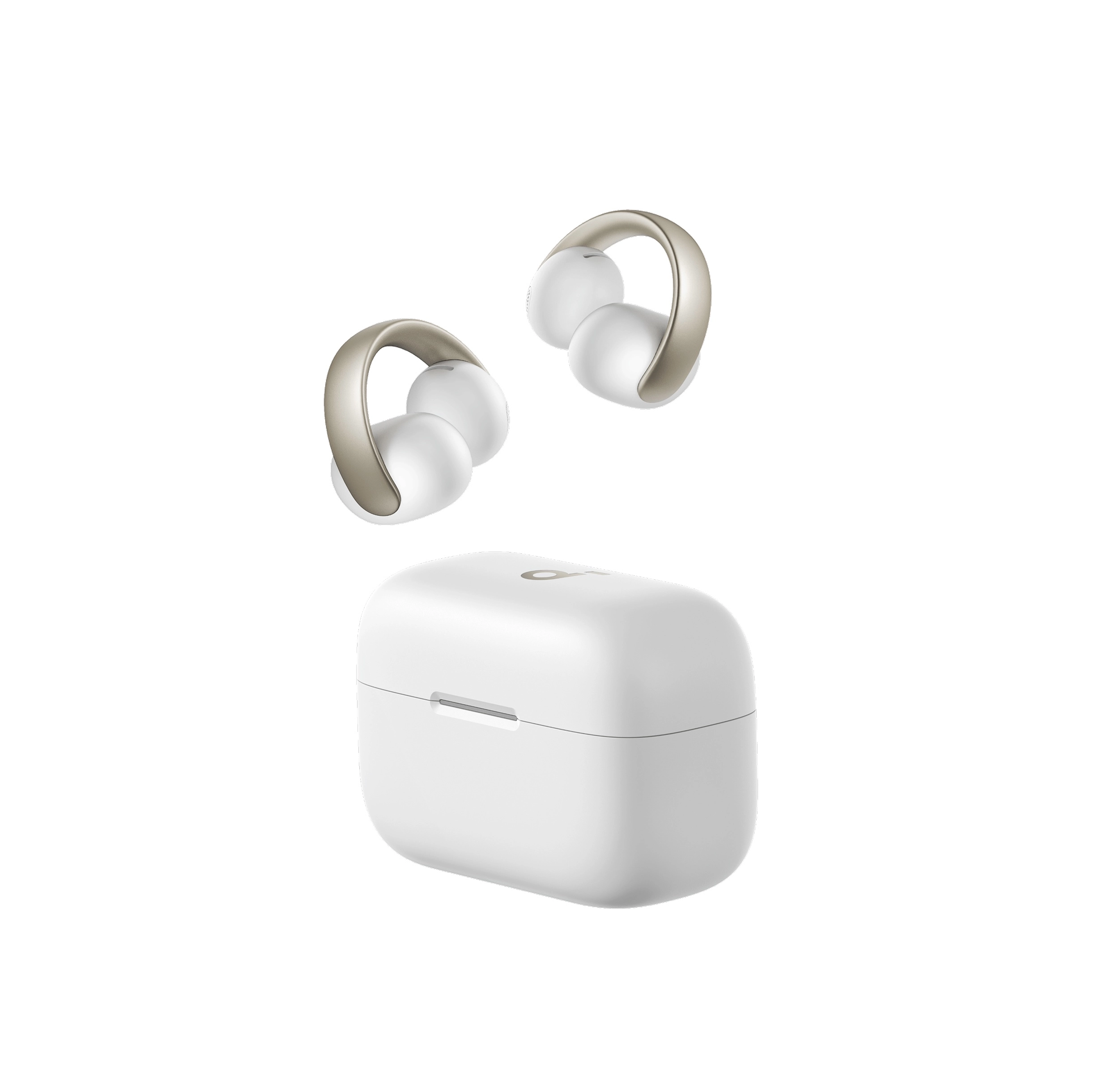 Soundcore AeroClip Open-Ear Konstrukcja klipsa Przewodnictwo Powietrzne Bluetooth 5.4 Biały