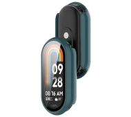 Bizon ze szkłem do Xiaomi Smart Band 10 ciemnozielony