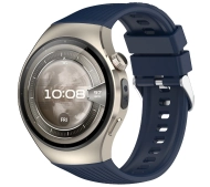 Bizon Strap Watch Silicone S do Huawei Watch 5 46 mm granatowy