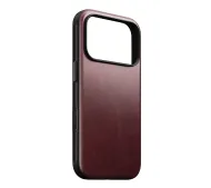 Nomad Modern Leather do iPhone 17 Pro Bordowy