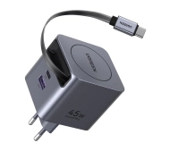 UGREEN X614 GaN USB-C USB-A 45W Szary
