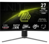MSI MAG 276CPXF 27" Full HD Rapid VA 280Hz 0,5ms Zakrzywiony Gamingowy