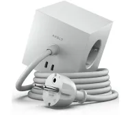 Avolt 3 gniazda 2x USB-C 3m Szary