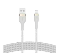 Belkin BoostCharge Pro Flex USB-A do Lightning 2 m Biały