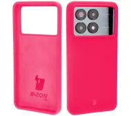 Bizon Soft Case do Xiaomi Poco F6 Pro Neonowy-różowy