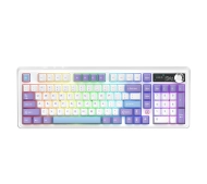 Ajazz AK980 V2 Gift Switch V2 Biało-Fioletowy