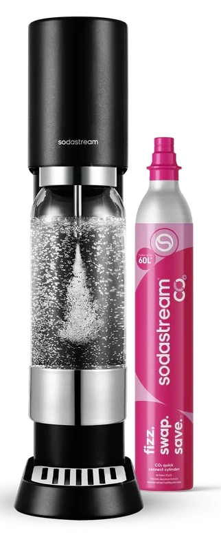 Sodastream Enso Czarny + Nabój z gazem CO2