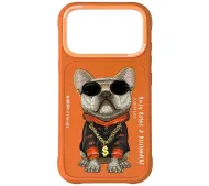 Nimmy Glasses Cool Dog do iPhone 17 Pro Max Pomarańczowy