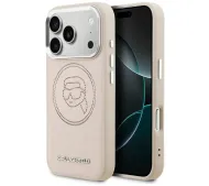 Karl Lagerfeld K Head Point Logo MagSafe do iPhone 17 Pro Różowy