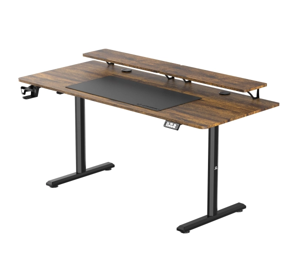 Ultradesk HIGHLANDER XXL 160cm Regulacja wysokości Brązowy