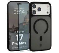 Bizon Case MatteO Pack do iPhone 17 Pro Max Czarny
